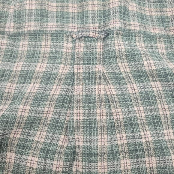 Royal Robbins green plaid short sleeve polo shirt size medium - Picture 5 of 8